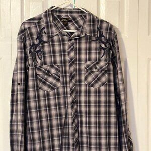 HELIX Button Down Casual Shirt XL
